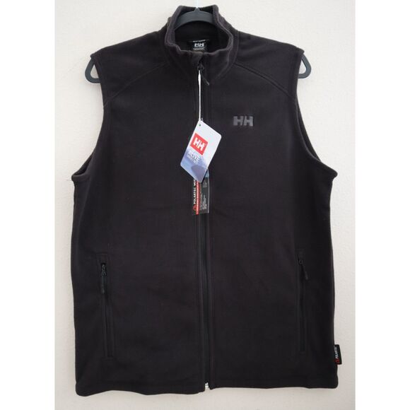 Helly Hansen 51831-990 Men's Sz Medium Black Daybreaker Regular Fit Fleece Vest - Picture 1 of 8